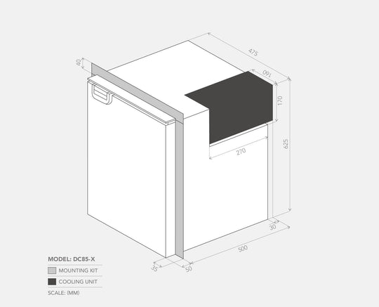 Fridge Bushman DC85-X