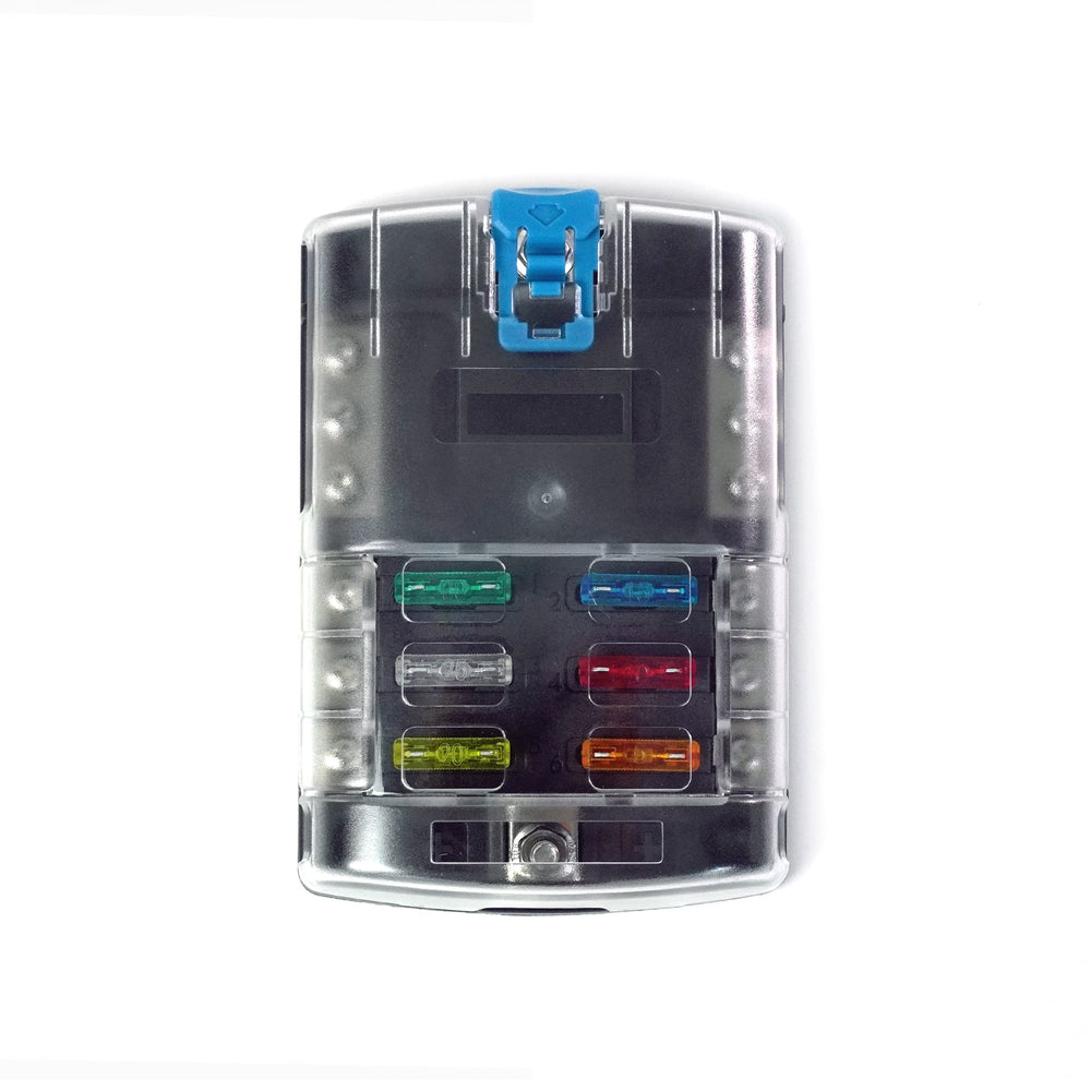 Shervey 6-Circuit Blade Fuse Block W/Neg