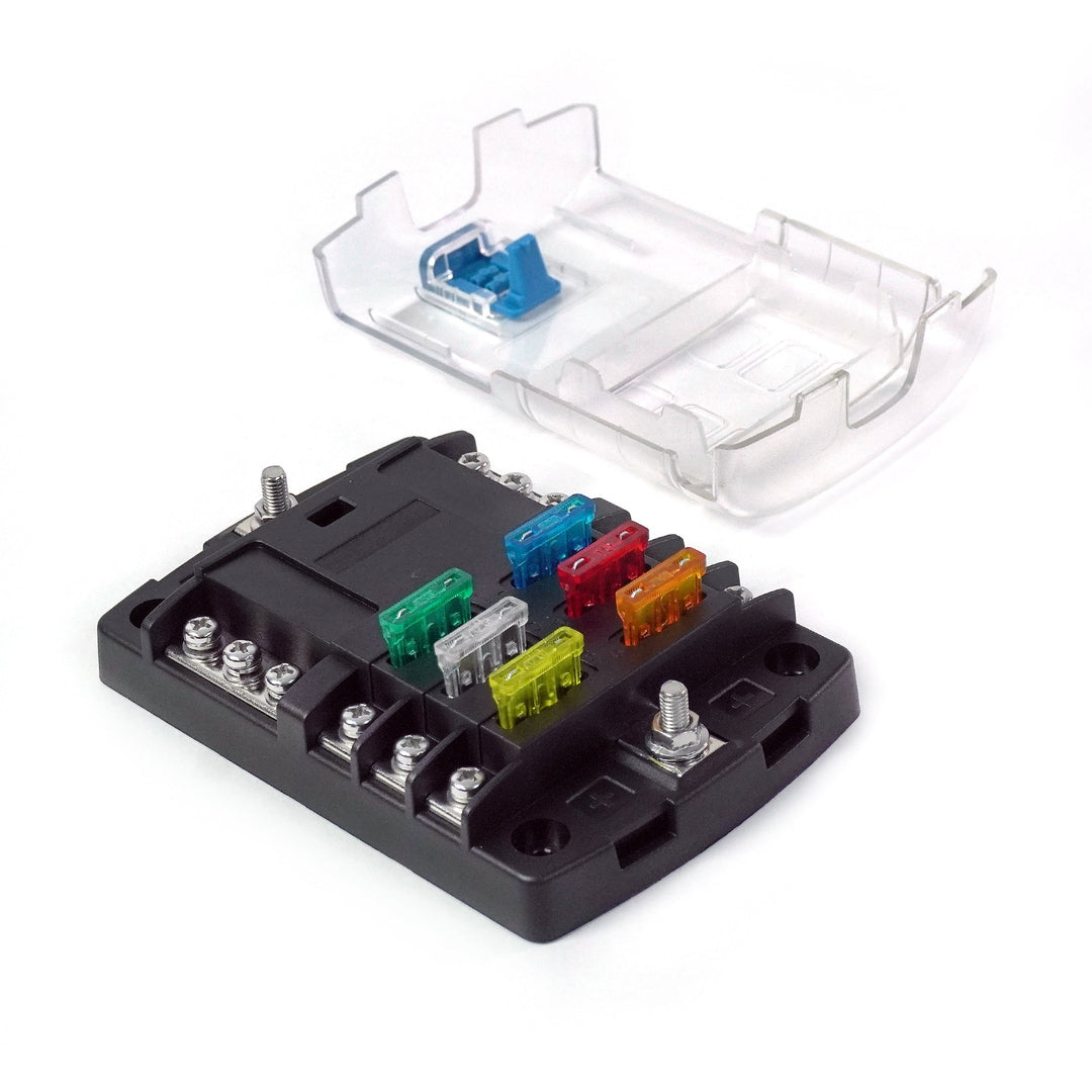 Shervey 6-Circuit Blade Fuse Block W/Neg