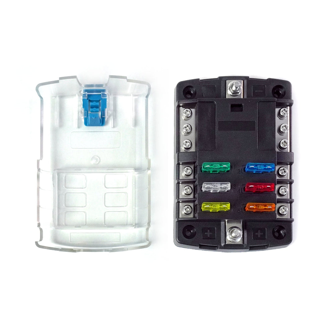 Shervey 6-Circuit Blade Fuse Block W/Neg