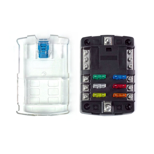Shervey 6-Circuit Blade Fuse Block W/Neg