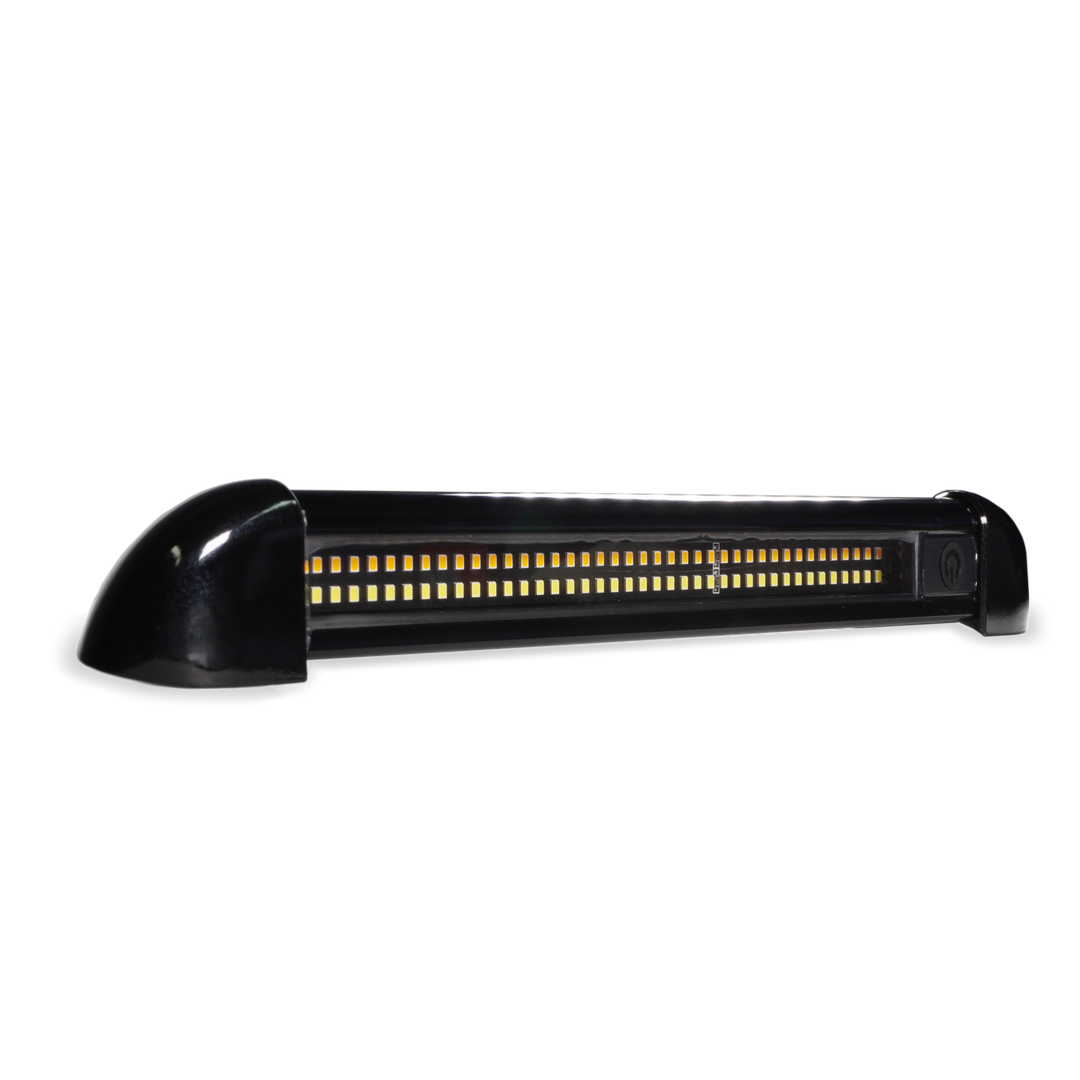 Light Shervey External Strip 360mm Dimmable 10-30vdc Black Frosted Lens