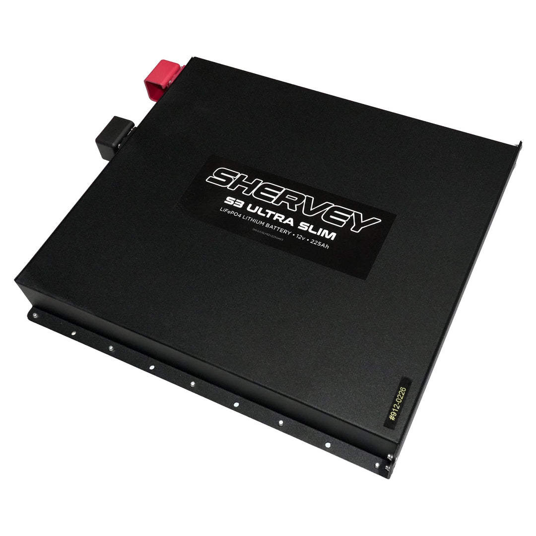 Shervey S3 Ultra Slim LiFePO4 Battery 12V 225AH