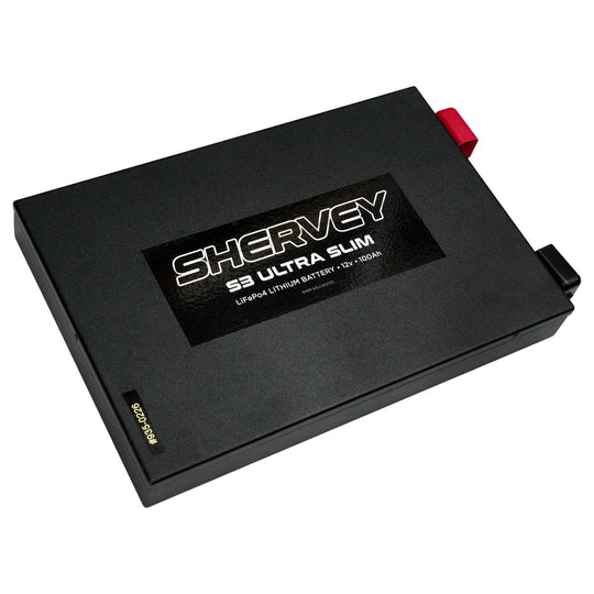 Shervey S3 Ultra Slim LiFePO4 Battery 12V 100AH