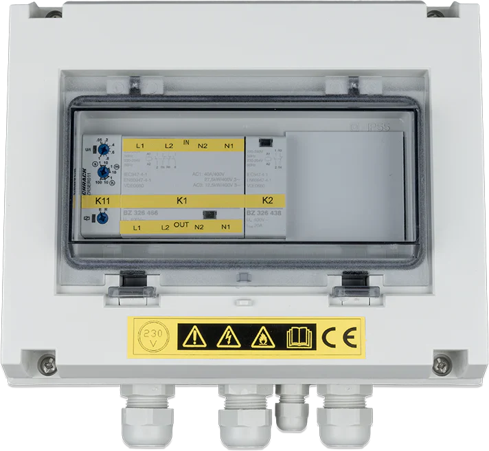 VE Transfer Switch 10KVA, 1ph, 200-250Vac