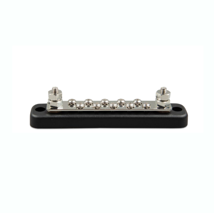 Victron Energy Busbar 150 A 2P with Cover + 10 Screws